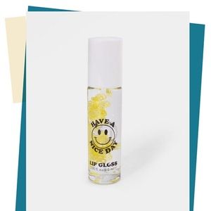 Y2K have a nice day 90’s roll on lip gloss makeup